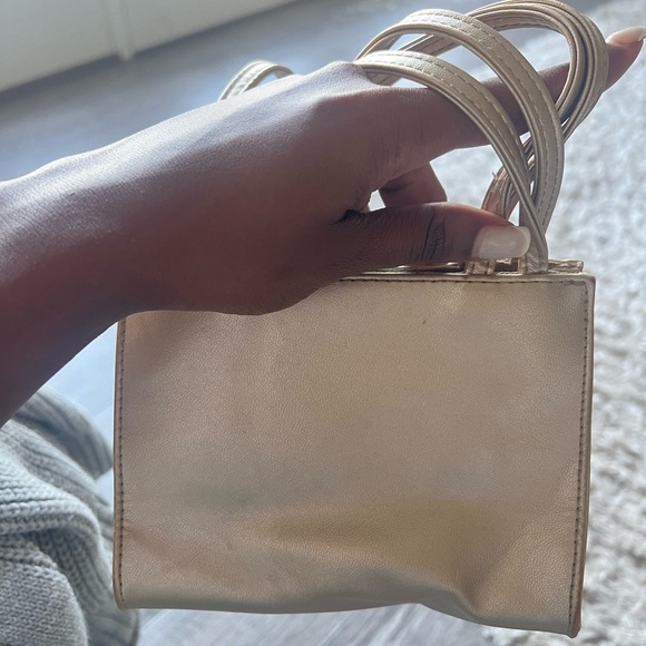 Gold authentic mini telfar bag - Picture 2 of 3
